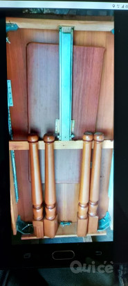 TAVOLO ALLUNGABILE IN LEGNO MASSICCIO 1.40X0,80 ALLUNGABILE DI ALTRI 40 CM  foto-66569