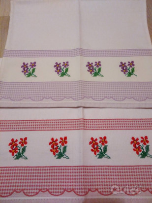 Strofinacci ricamati foto-10619