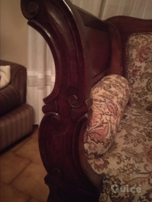 Divano antico in stile Luigi Filippo  foto-10635