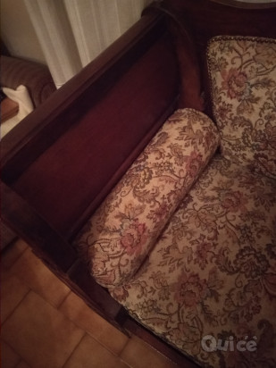 Divano antico in stile Luigi Filippo  foto-67395