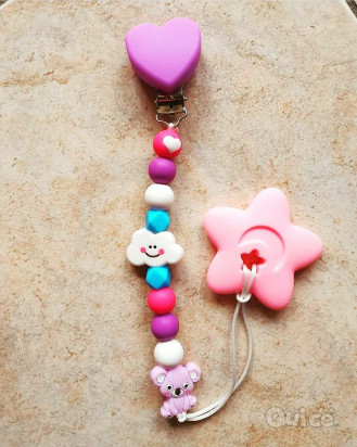 Catenella portaciuccio in silicone foto-10975