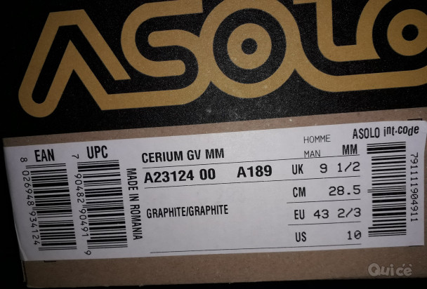 Scarponi Asolo Cerium taglia 43 2/3 foto-12194