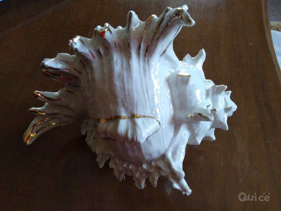 Conchiglia in porcellana con swarovski foto-87505