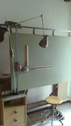 Tavolo da disegno BIEFFE con tecnigrafo ZUCOR foto-87507