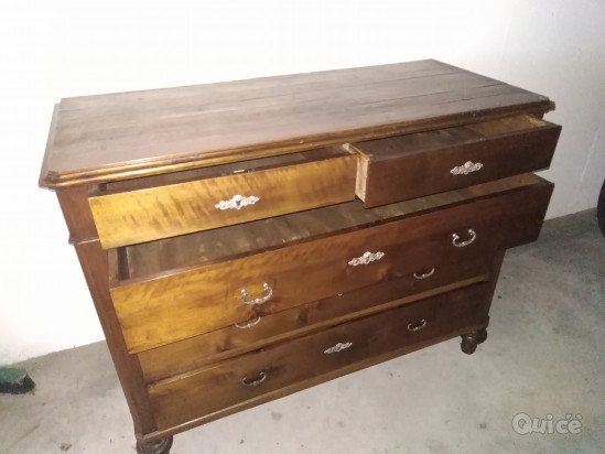 Comò antico noce foto-137723