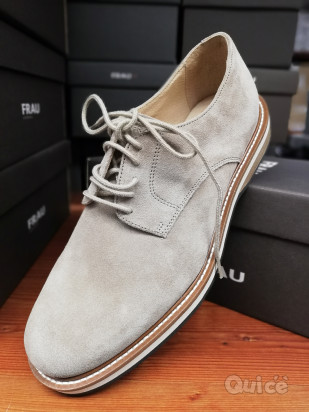 Scarpa casual uomo camoscio beige foto-1878