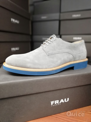 Scarpa uomo camoscio grigio foto-1879