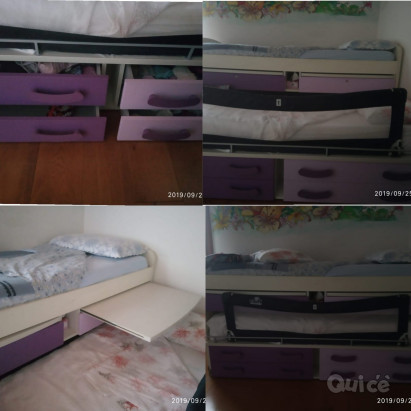 Letto semicastello scorrevole foto-19661