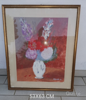 Quadri paesaggi e fiori artista locale  foto-151208