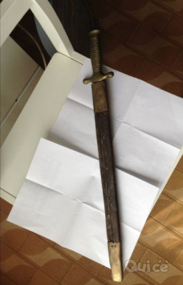 DAGA PIEMONTESE  DEL REGNO D'ITALIA DEL 1859, COMPLETA DI FODERO.  foto-178267