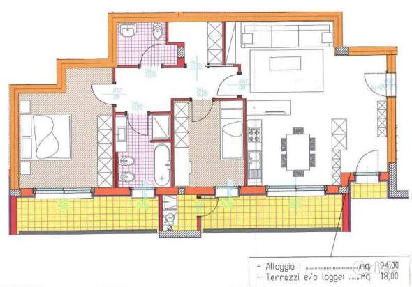 GC961 NUOVO APPARTAMENTO CON GARAGE DI 45 MQ a Codognè foto-29635
