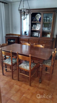 Mobilio sala da pranzo in stile arte povera in buone condizioni foto-284692