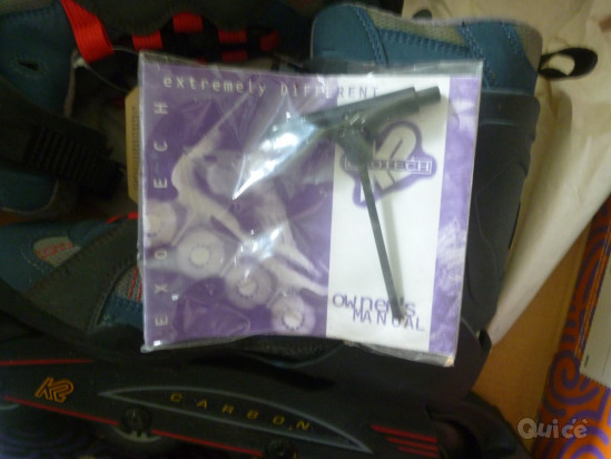 vendo pattini in linea V0 2 originali Canadesi mai usati, completi di garanzia foto-32996