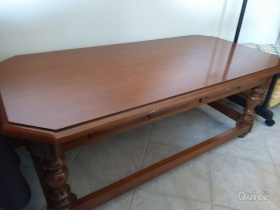 Mobile credenza da soggiorno in noce massiccio  foto-317808