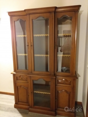 Mobile credenza da soggiorno in noce massiccio  foto-36403