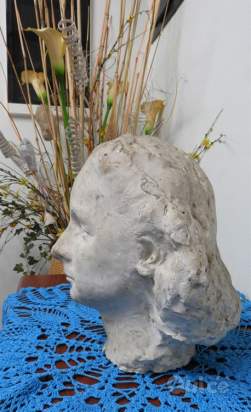 Busto / volto in gesso foto-350246