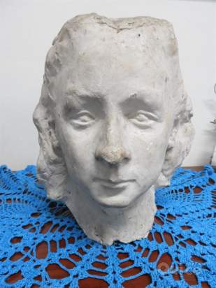 Busto / volto in gesso foto-40490