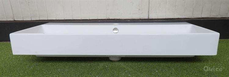 Lavandino in ceramica Tecla semi incasso  foto-357352