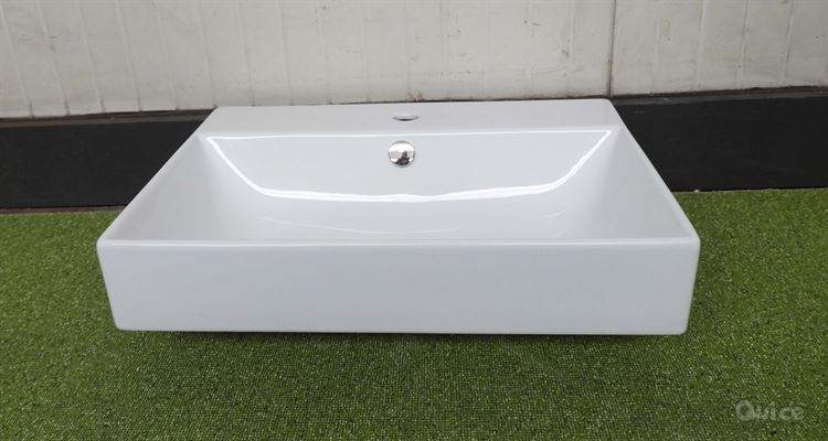 Lavabo - lavandino semi incasso in ceramica foto-41961