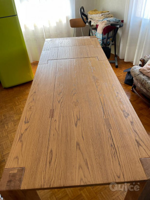 TAVOLO LEGNO MASSELLO ALLUNGABILE  foto-368858