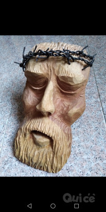 Cristo scolpito in legno di cirmolo  foto-370615