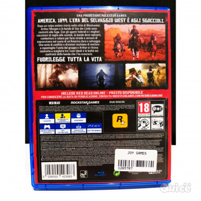 Red Dead redemption II PS4 - USATO GARANTITO  foto-382609