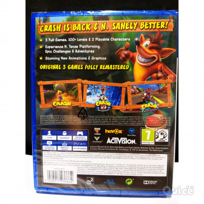 Crash Badicoot N'sane Trilogy - PLAYSTATION 4 - nuovo sigillato  foto-382618