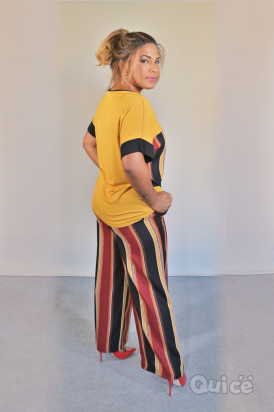 Tutina a righe modello 22002 foto-382782