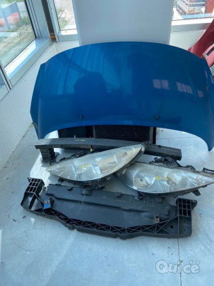 cofano fari e radiatore peugeot 207 foto-4487