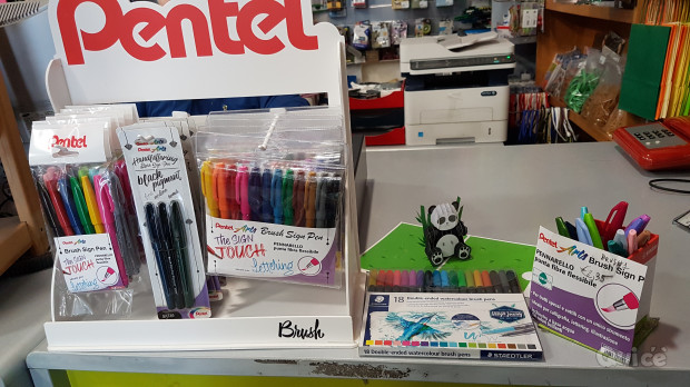Pentel Brush Sign Pen, pennarelli con punta flessibile   foto-45040