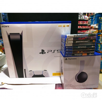 Sony Playstation 5 Console Standard + Headset Pulse 3D + 8 giochi nuovi foto-393703