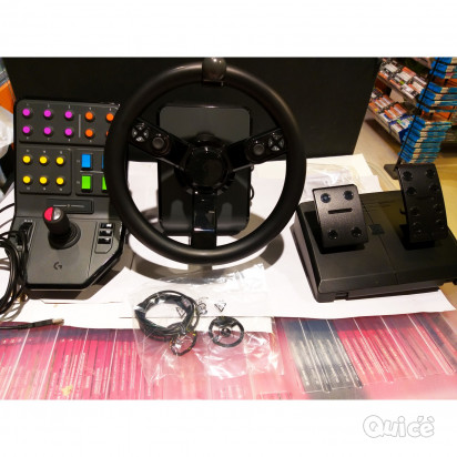 Volante Logitech G Saitek Farm Sim Controller, Kit Simulazione Macchine Pesanti foto-393712