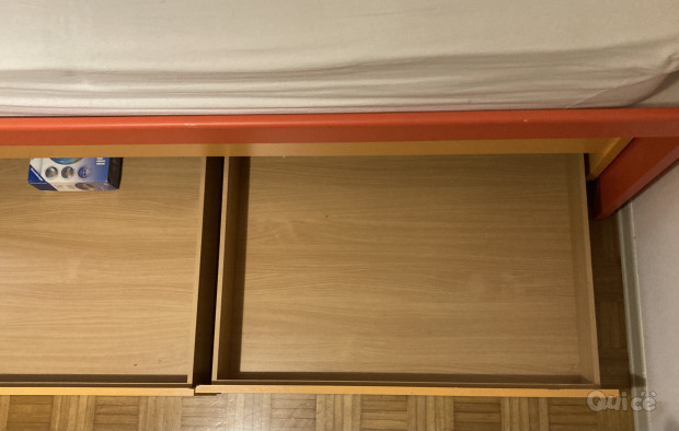 Letto singolo doppio con cassetti foto-403095