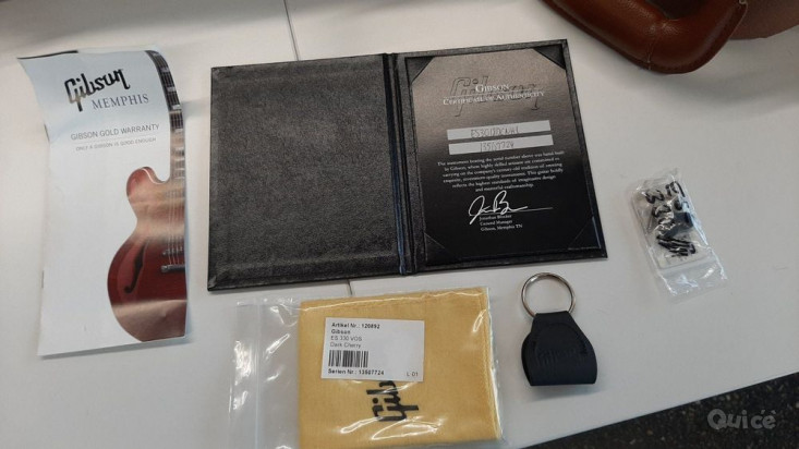 Gibson ES-330 VOS Dark Cherry 2018 foto-409457