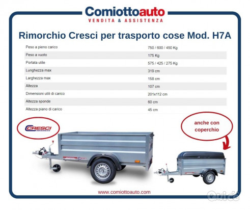 CRESCI RIMORCHI Rimorchio Cresci H7A foto-49084