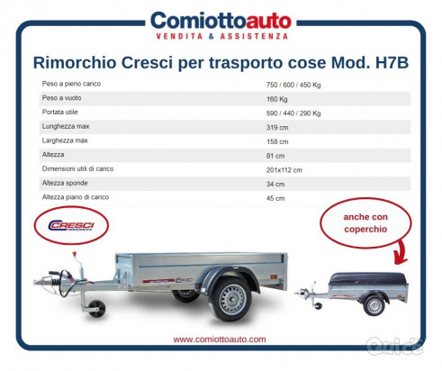 CRESCI RIMORCHI Rimorchio Cresci H7B foto-49085