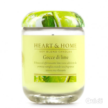 CANDELE IN CERA DI SOIA HEART&HOME 100% NATURALI foto-6101