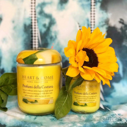 CANDELE IN CERA DI SOIA HEART&HOME 100% NATURALI foto-32870