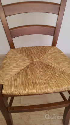 4 Sedie nuove mod. Venezia tinta noce foto-33036