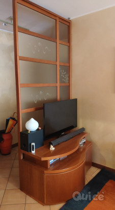 mobile porta tv con spalliera a vetrate foto-44127