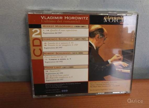 Cd Vladimir Horowitz CD2 - musica classica foto-57218