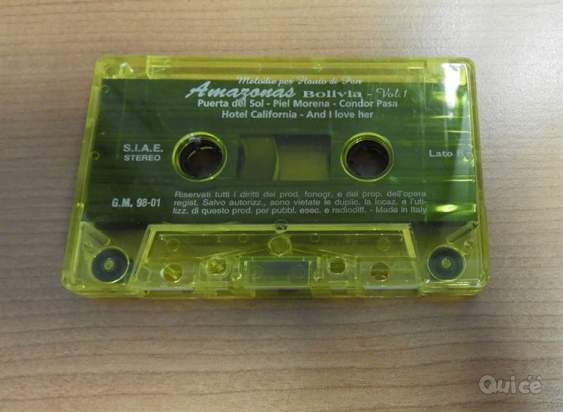 Musicassetta Amazonas Bolivia - Panflute son foto-9391