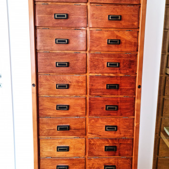 Armadio da ufficio a cassetti primo novecento modernista vintage