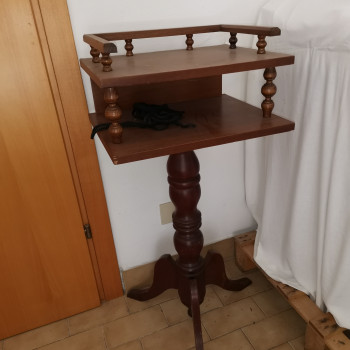 Tavolo vintage porta telefono anni 70