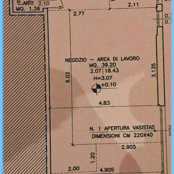 NEGOZIO IN AFFITTO CON CANNA FUMARIA GAZZERA RIF. IMM-194