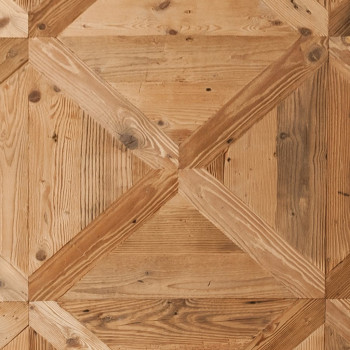 Pavimenti Legno Antico Originale di recupero Quadrotte e Spina di pesce