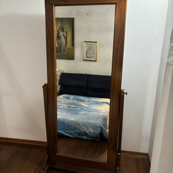 Specchiera in legno massiccio - Stile Arte Povera