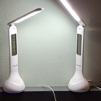 COPPIA LAMPADE LED DA TAVOLO PORTATILI