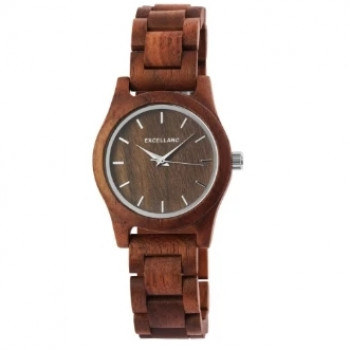 Orologio da donna Excellanc in legno di noce