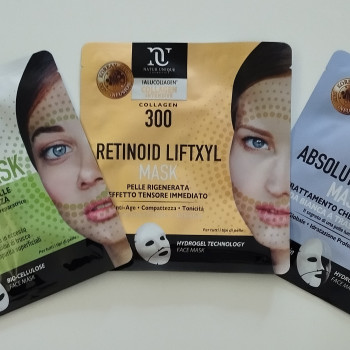Maschera viso in tessuto 